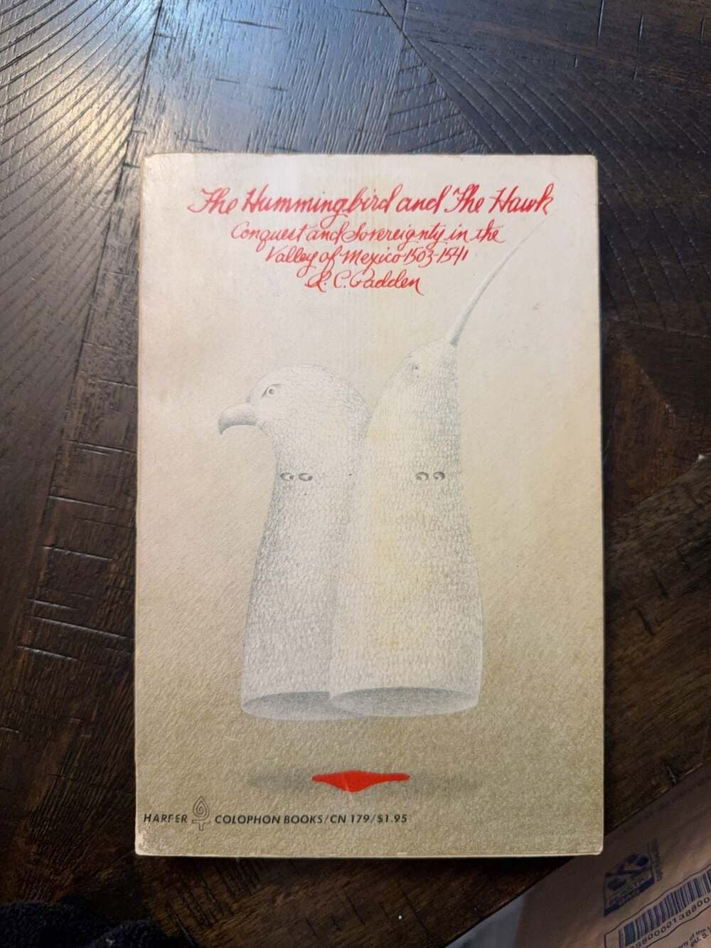 The Hummingbird and the Hawk by R.C. Padden (Harper Colophon Edition)
